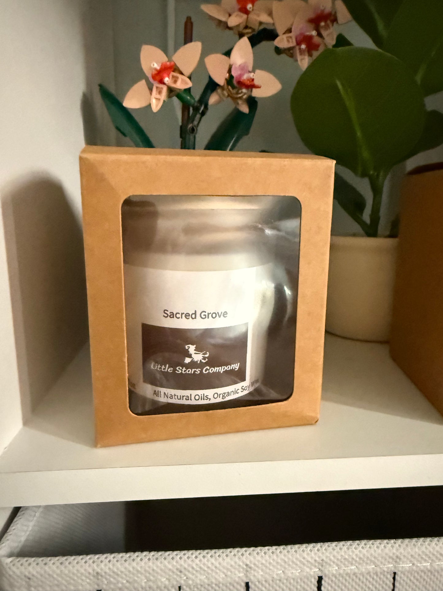 Scared Grove candle
